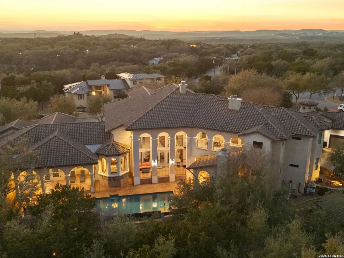 This $3 million mansion for sale in San Antonio has a 3-story living room