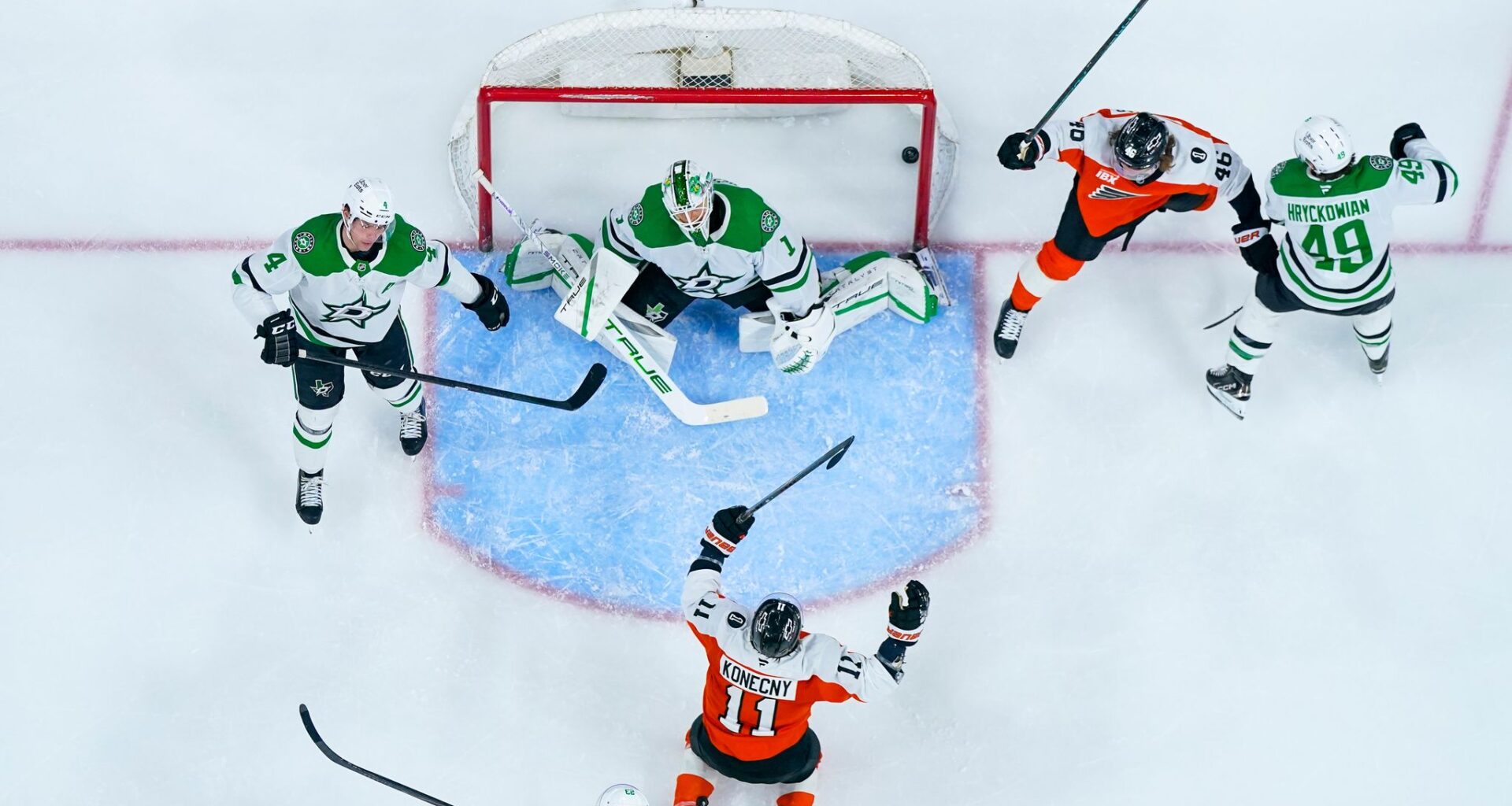 Zegras scores in OT as the Flyers beat the Stars 2-1