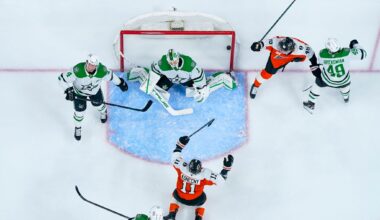 Zegras scores in OT as the Flyers beat the Stars 2-1