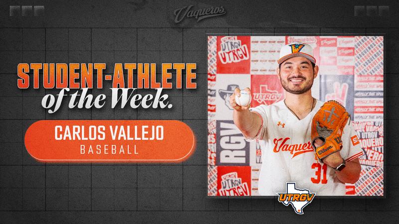 UTRGV Student-Athlete of the Week: Carlos Vallejo