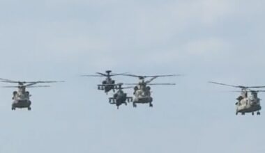 Military helicopters spotted flying over Austin spark concern