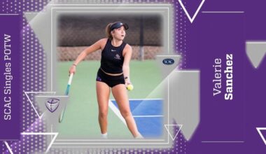 Valerie Sanchez Named SCAC Singles Player of the Week