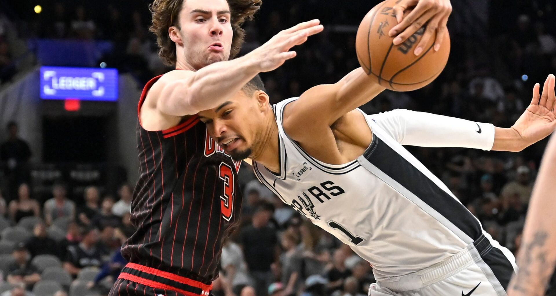 Wembanyama records fastest double-double in league history, fueling Spurs to 129-114 win over Bulls