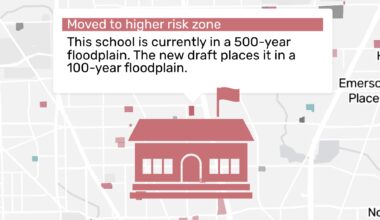 New FEMA maps may push 386 Harris County schools to higher flood risk