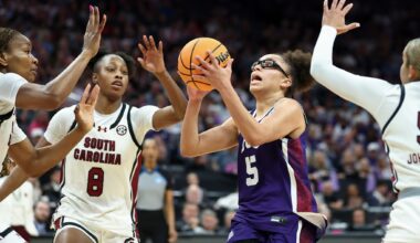 Edwards, Makeer power South Carolina past TCU 78-52 to reach the Final Four