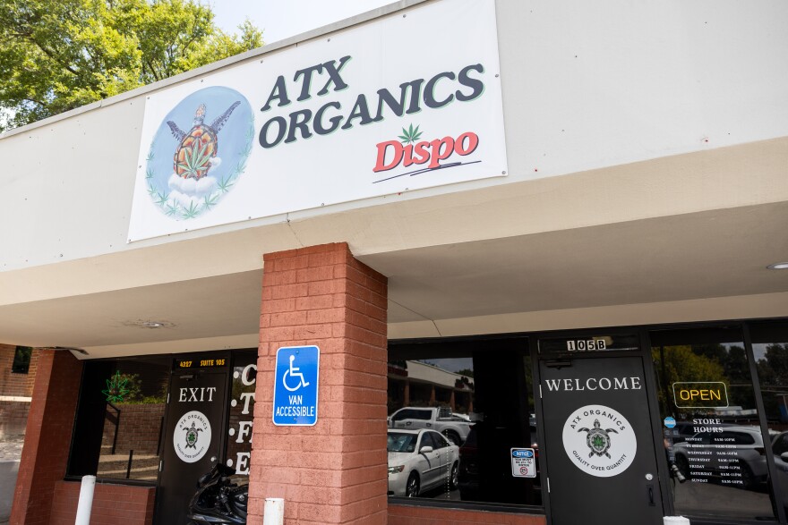 The exterior of ATX Organics on Wednesday, Aug. 27, 2025, in Austin. 
