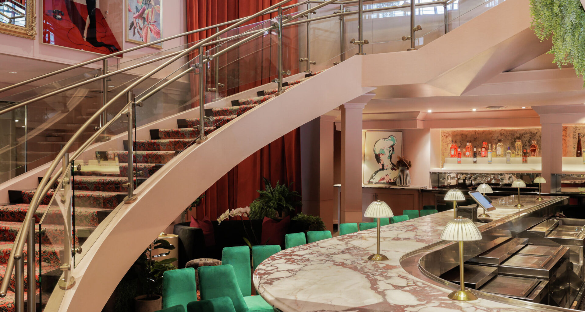 The bar at Tiger Lilly. 