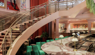 The bar at Tiger Lilly. 