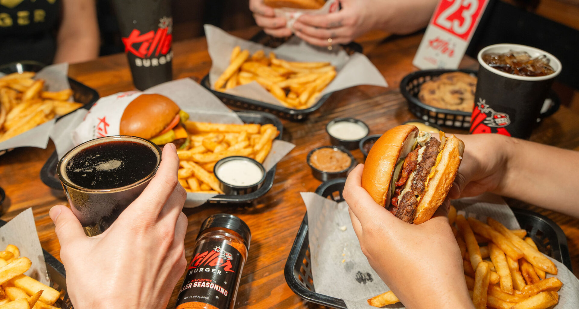 Killer Burger has plenty of options for meat lovers. 