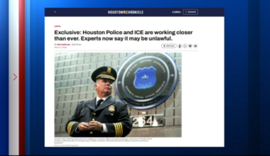 Houston Police Department relationship with ICE violates department policy, Houston Chronicle report says