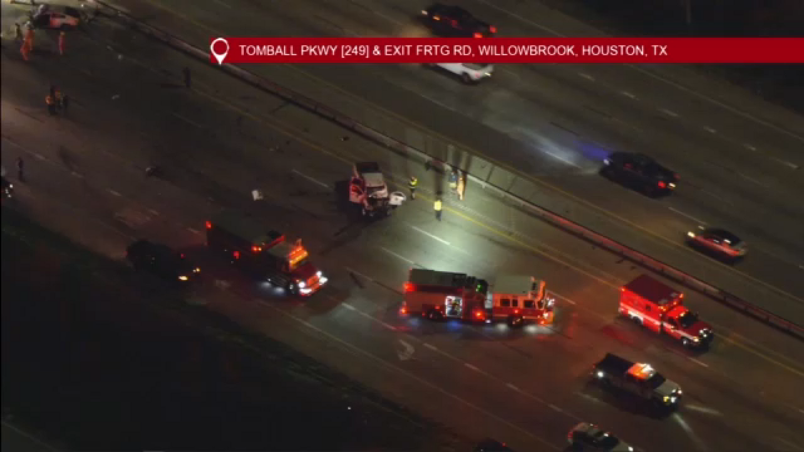 Highway 249 traffic: Major crash on SH-249 Tomball Parkway southbound at Greens Road causing heavy delays