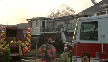 Balcony collapses as dozens of firefighters work on west Houston apartment fire: HFD