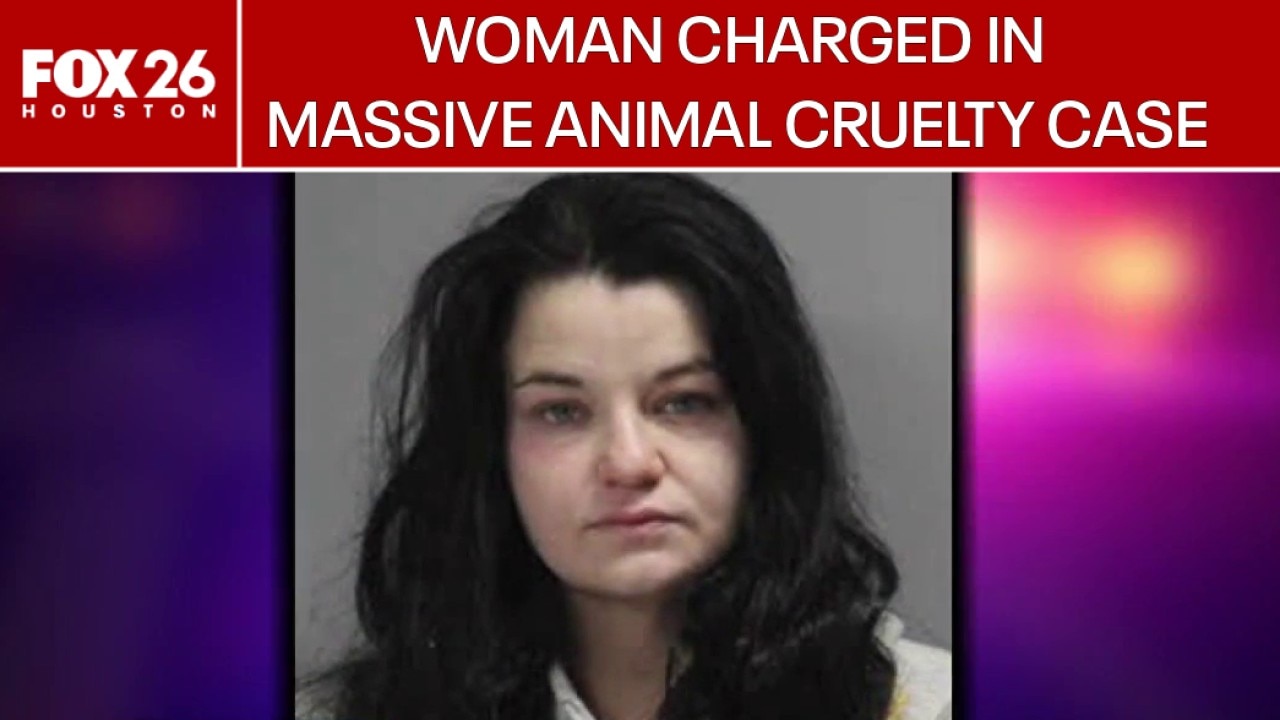 Texas woman charged in massive animal cruelty case