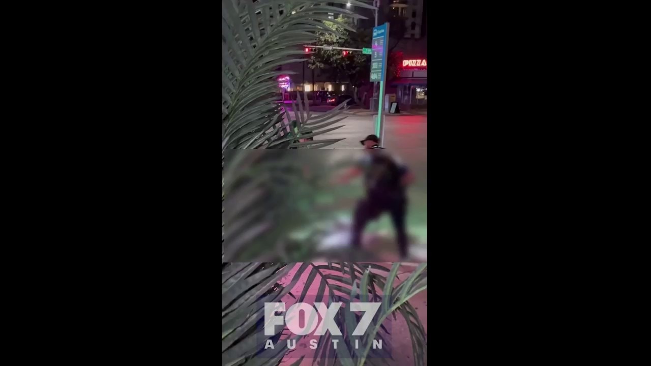 Austin shooting: Video shows officers surrounding apparent dead gunman