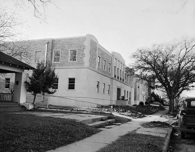 Dec. 12, 1953: A new elementary building at North Fort Worth Baptist Church.
