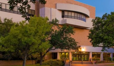 The School of Dentistry building on the university