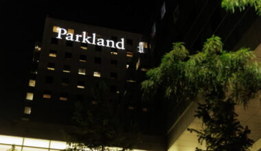 Vigil following shooting at Dallas ICE field office