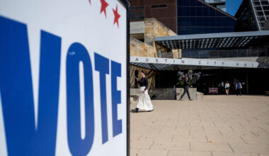 Texas primary election in Austin