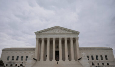 The U.S. Supreme Court as justices are expected to issue orders in pending appeals in Washington, D.C.