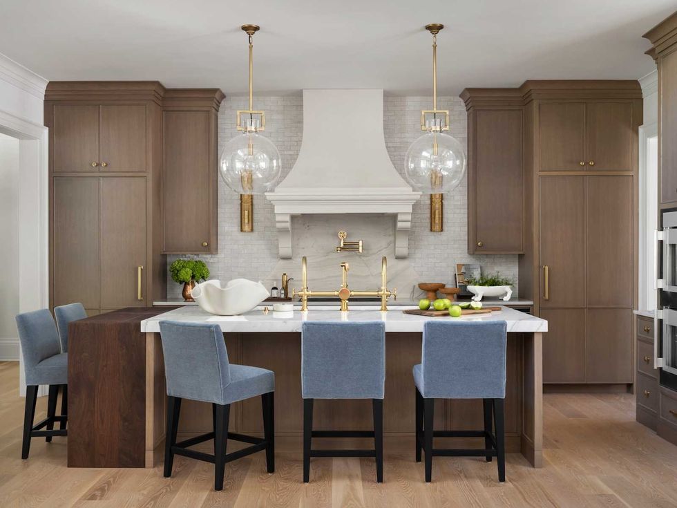 2026 Houzz Kitchen renovation trends report, wood toned cabinets and flooring