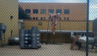 The Flame of Reflection temporarily dimmed as campus construction moves sculpture out of sight - The Mesquite Online News - Texas A&M University-San Antonio