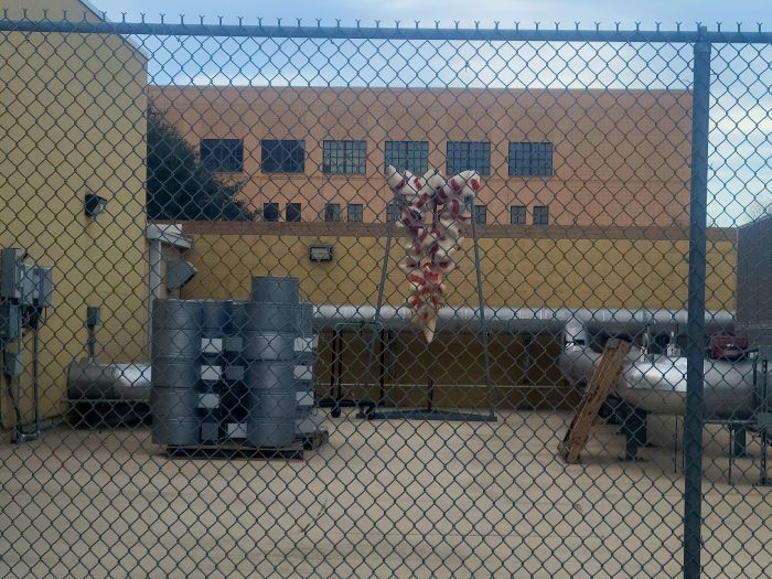 The Flame of Reflection temporarily dimmed as campus construction moves sculpture out of sight - The Mesquite Online News - Texas A&M University-San Antonio