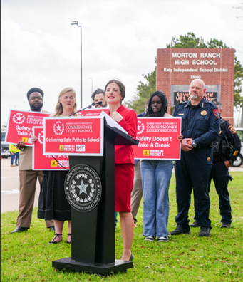 Harris County Precinct 4 kicks off crosswalk improvement project