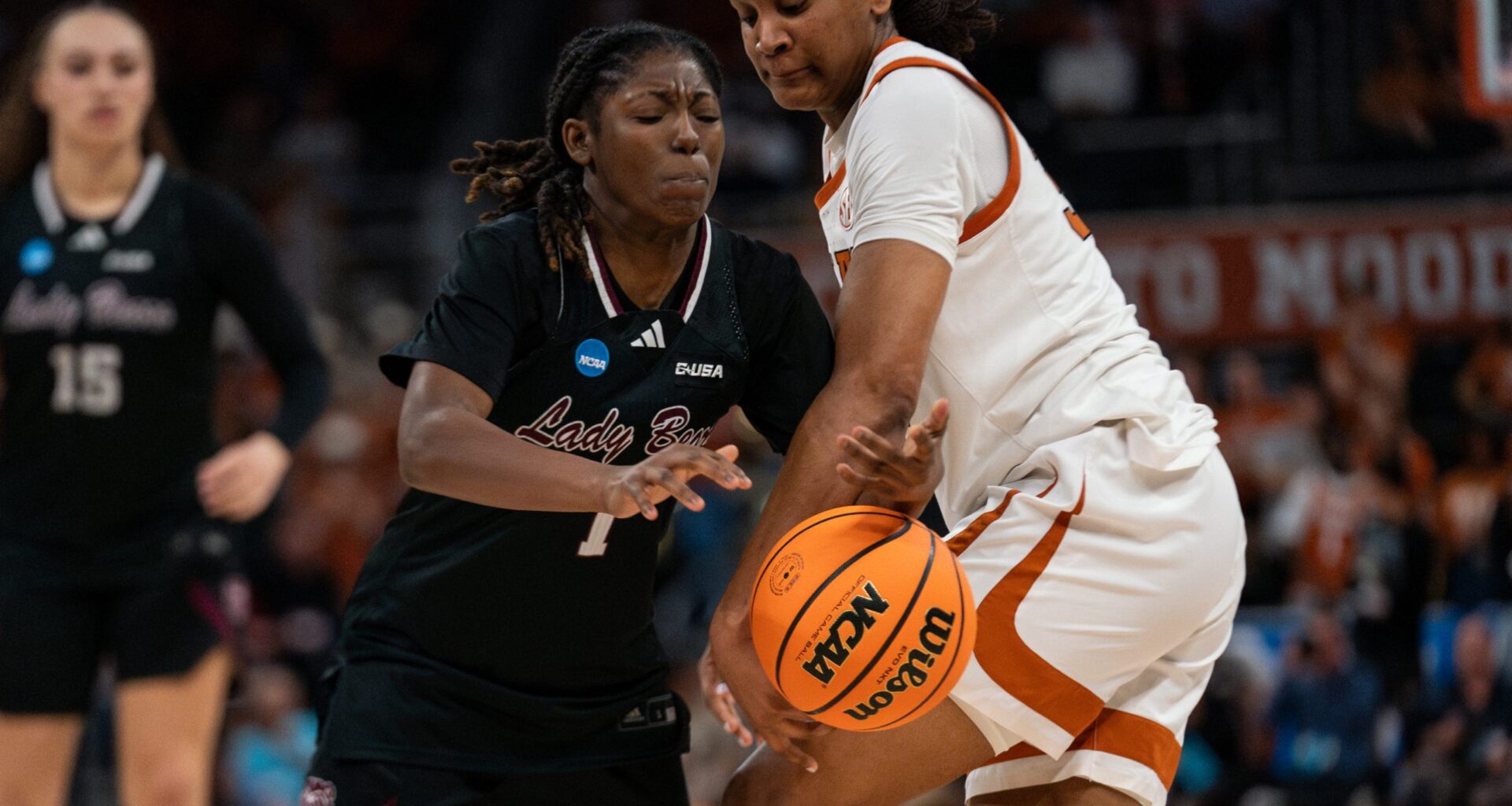 No. 1 seed Texas overpowers Missouri State 87-45