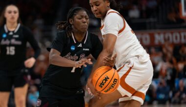 No. 1 seed Texas overpowers Missouri State 87-45