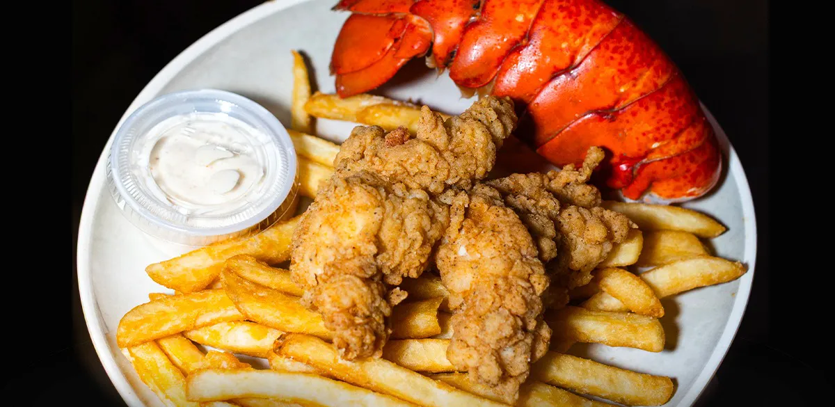 Chicken Fried Lobster from Darlin’s Fried Chicken at the Houston Livestock Show & Rodeo