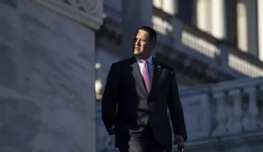 File Photo — Rep. Tony Gonzales, R-Texas, walks down the House steps after a vote in the Capitol.