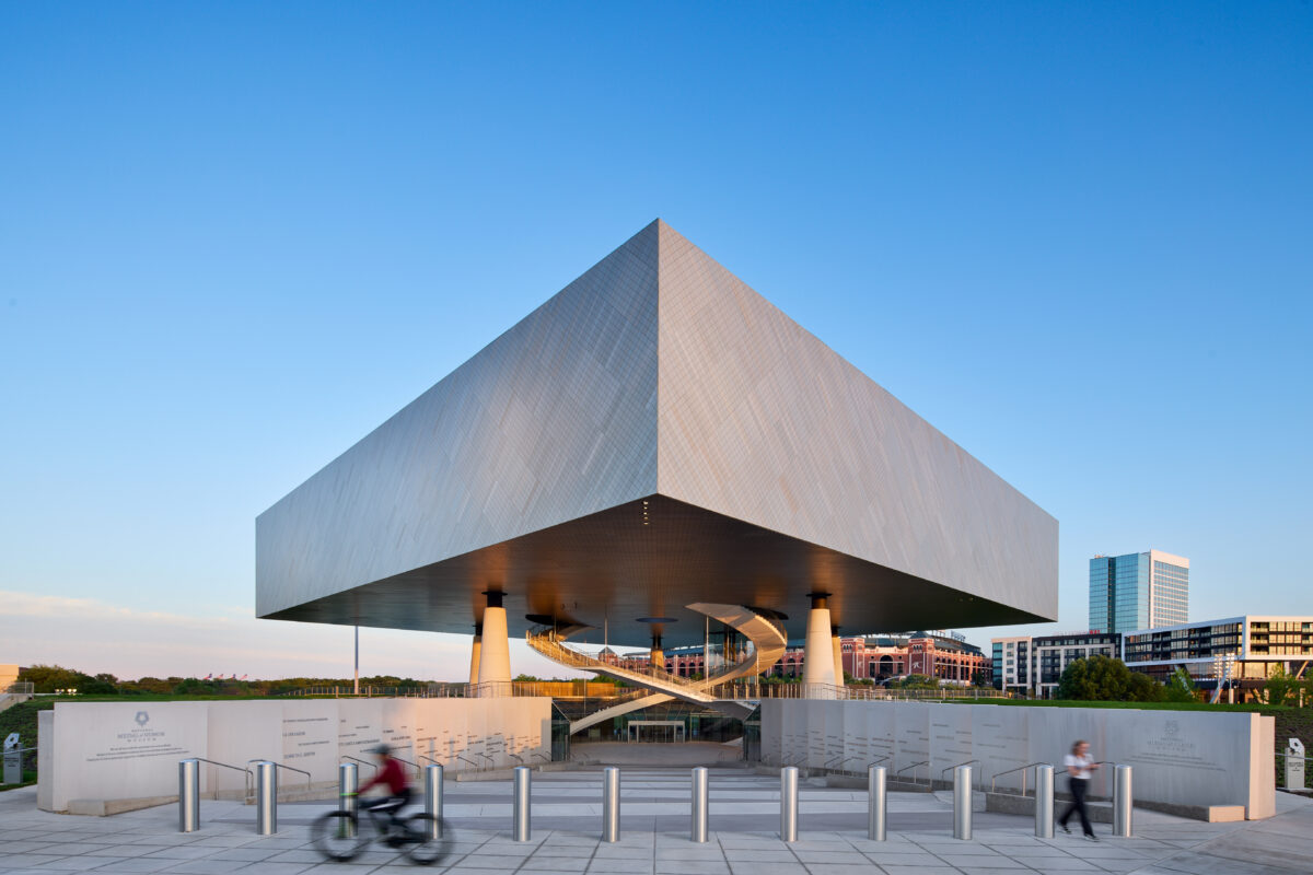 Every architectural element of the National Medal of Honor Museum was designed to capture the sacrifice and legacy of the more than 3,500 recipients of the nation’s highest military honor.  (Photo by National Medal of Honor Museum )