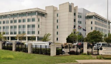 Texas man arrested after allegedly throwing bucket of possible human remains toward FBI field office