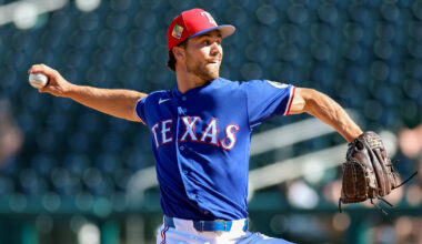 Rangers pitcher Carter Baumler finds out he made the team during surprise mound visit during game