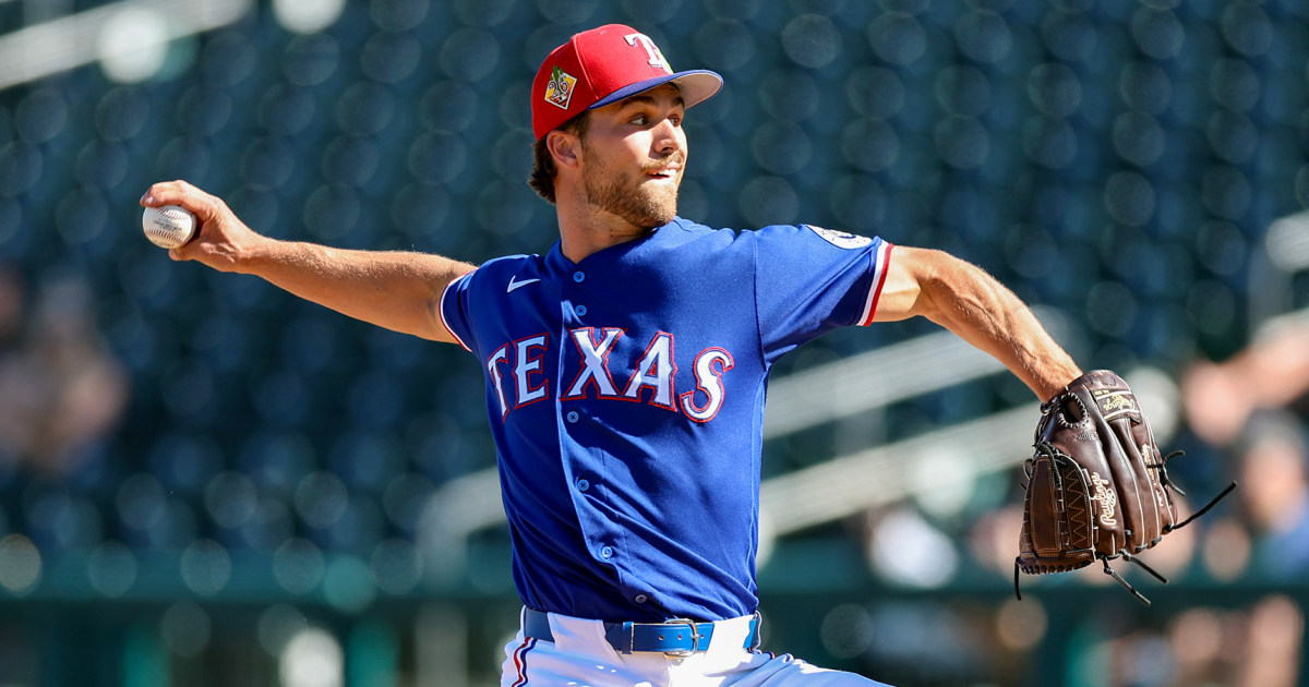Rangers pitcher Carter Baumler finds out he made the team during surprise mound visit during game