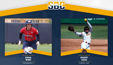 South Alabama’s Wine & Texas State’s Azua Garner Sun Belt Softball Weekly Awards