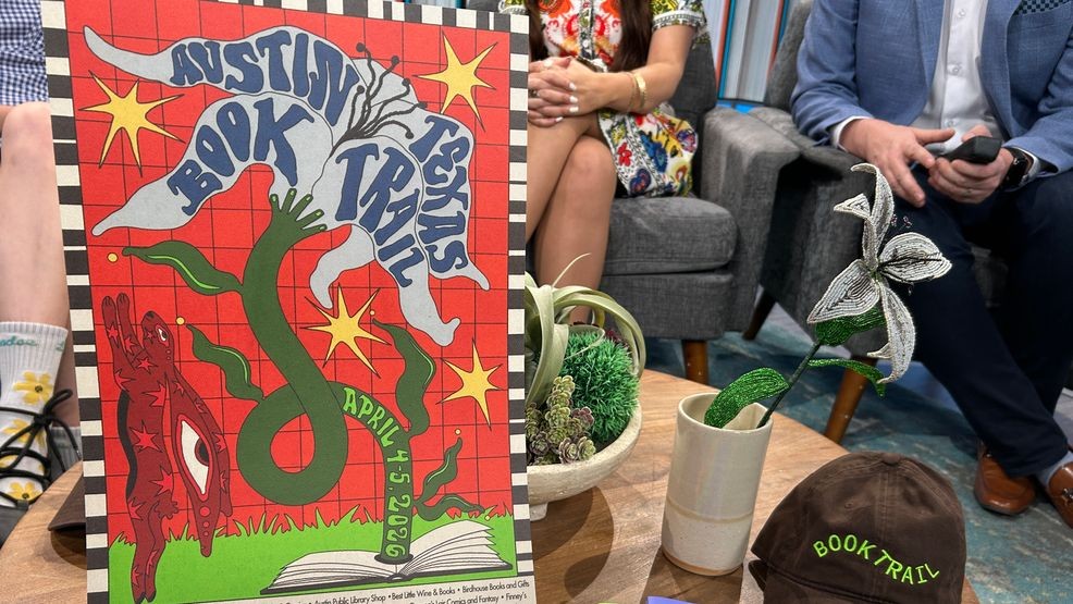 { }the events poster designed by local artist Victoria Cardenas