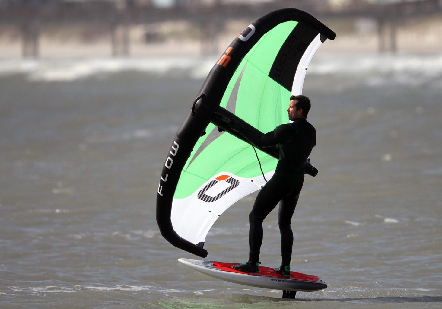 Riding on the wind - Port Aransas South Jetty