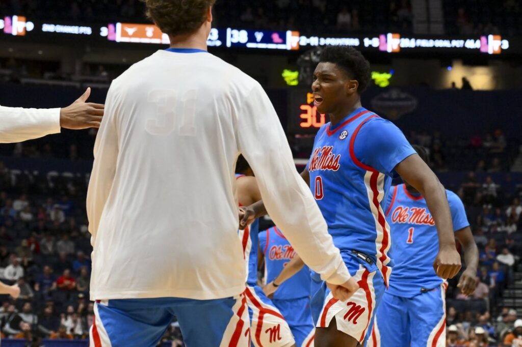 Texas, Mississippi, SEC tournament