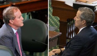 Ken Paxton assails acting Comptroller Kelly Hancock as “loser,” calls for his removal amid fiery grudge match