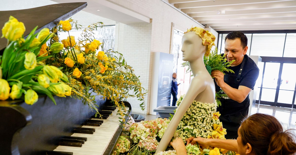Colorful floral displays return to NorthPark this week — for a limited time