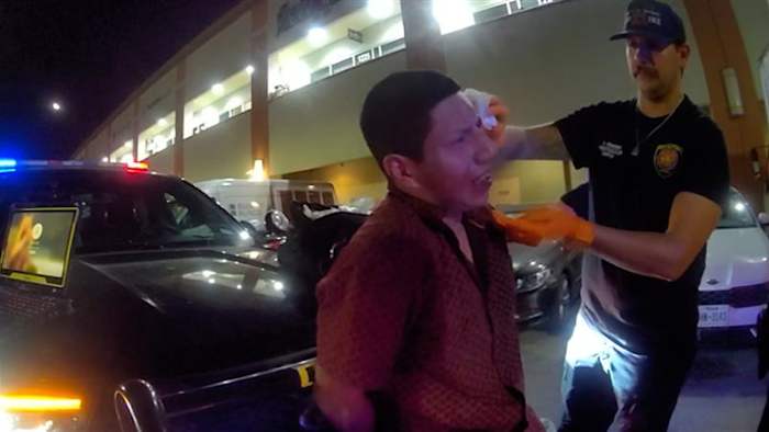 Misdemeanor charge dismissed against blind man who says security pushed him down stairs at North Side bar