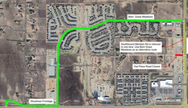 Construction crews to close lane on Meridian Drive for road repairs