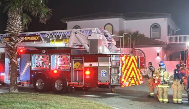 Fire response - Port Aransas South Jetty