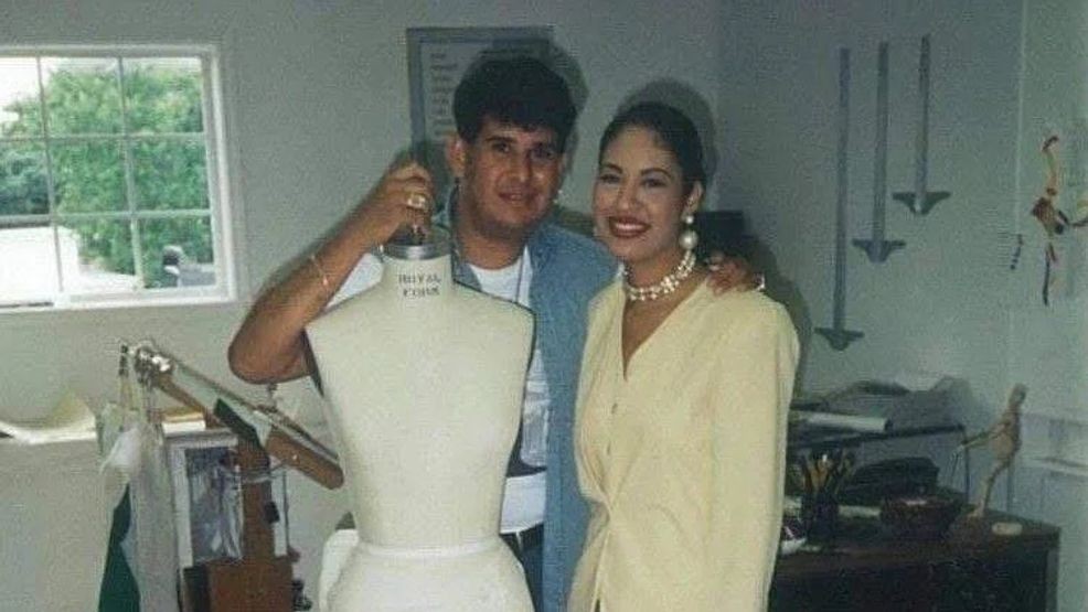 Selena Quintanilla-Pérez and designer Martin Gomez collaborated on the iconic stage looks that defined a generation, blending Tejano flair with bold, high-glamour design. (Credit: Martin Gomez)