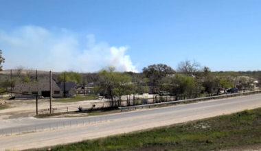 Smoke continues to billow from scene of southwest Bexar County mulch fire
