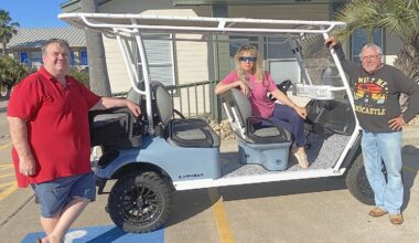Win a 2026 six-seater golf cart at SandFest