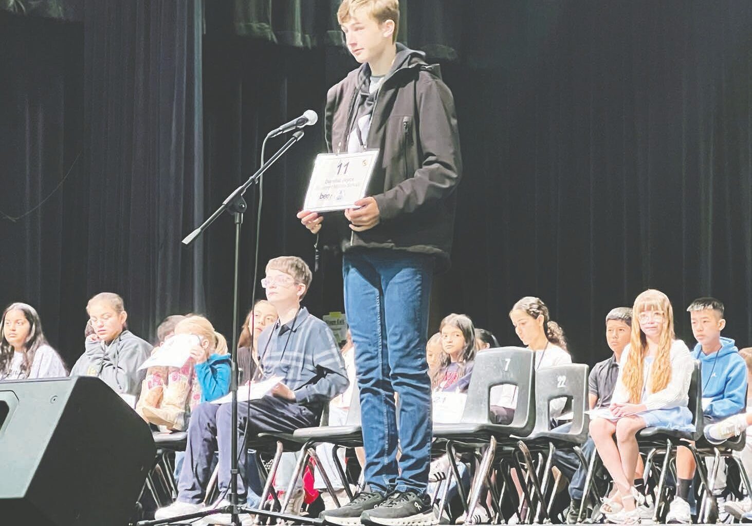 BMS student takes fourth at bee