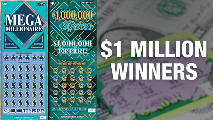 🤑 Two $1 million Texas Lottery scratch-off tickets sold in Houston area