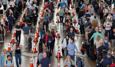 Don’t pay someone to wait in TSA line for you, Bush Airport announcement says